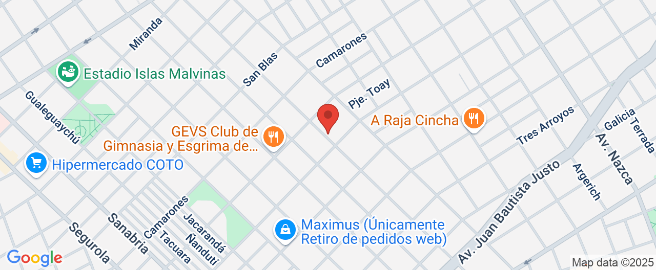 Mapa de la ubicación
