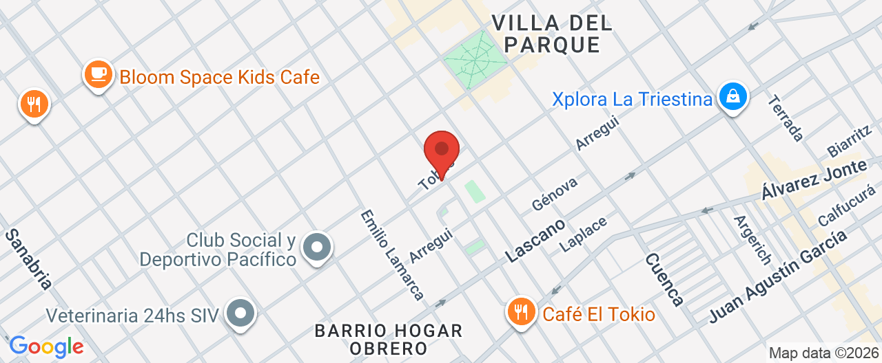 Mapa de la ubicación