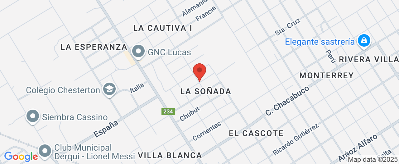 Mapa de la ubicación