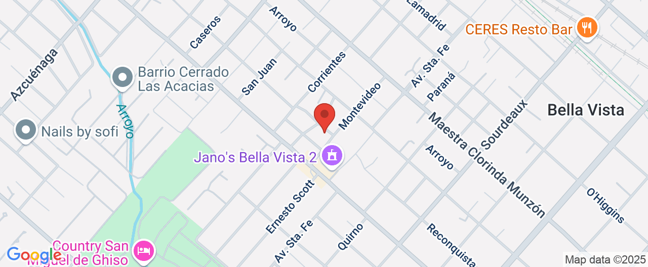 Mapa de la ubicación