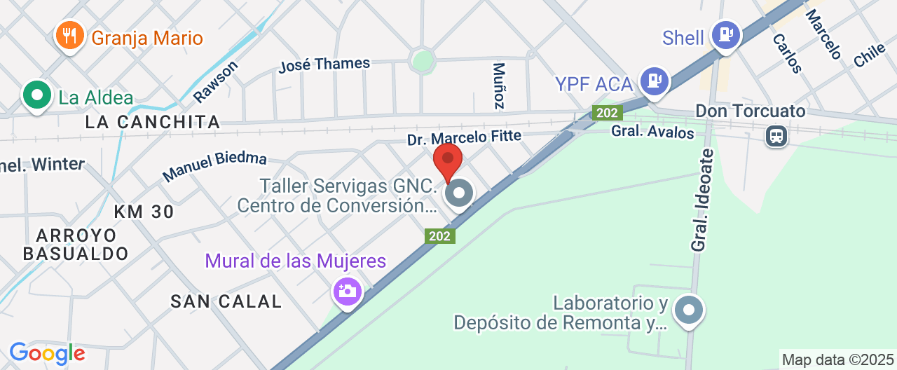 Mapa de la ubicación
