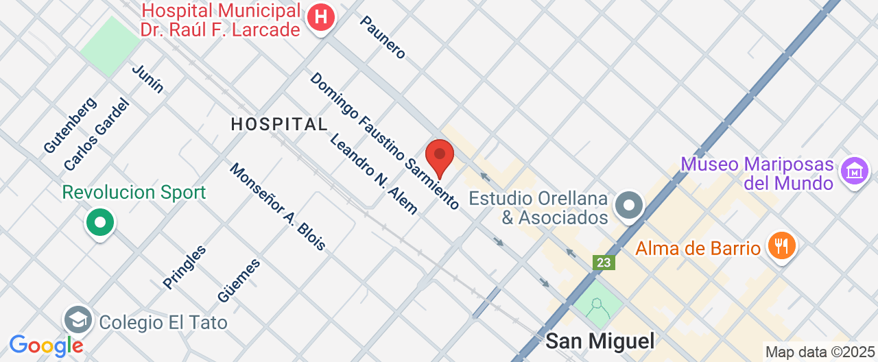 Mapa de la ubicación