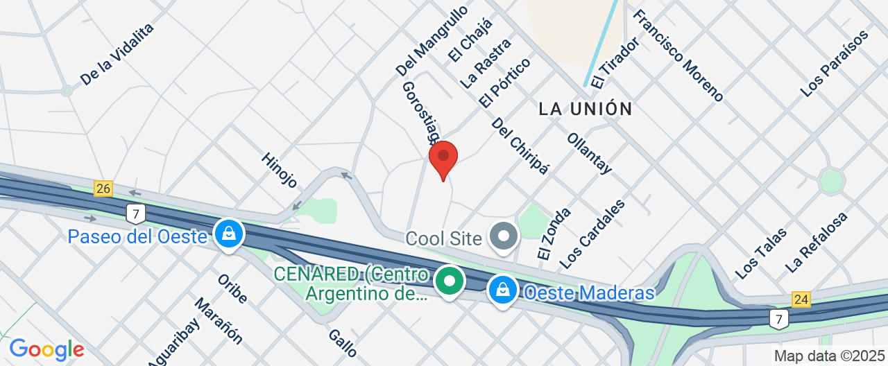 Mapa de la ubicación