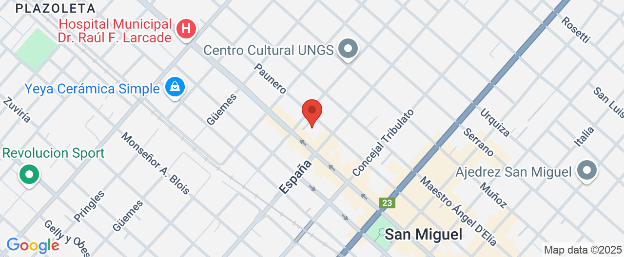 Mapa de la ubicación