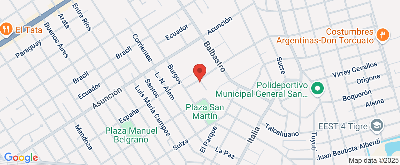 Mapa de la ubicación