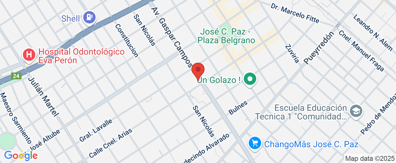 Mapa de la ubicación