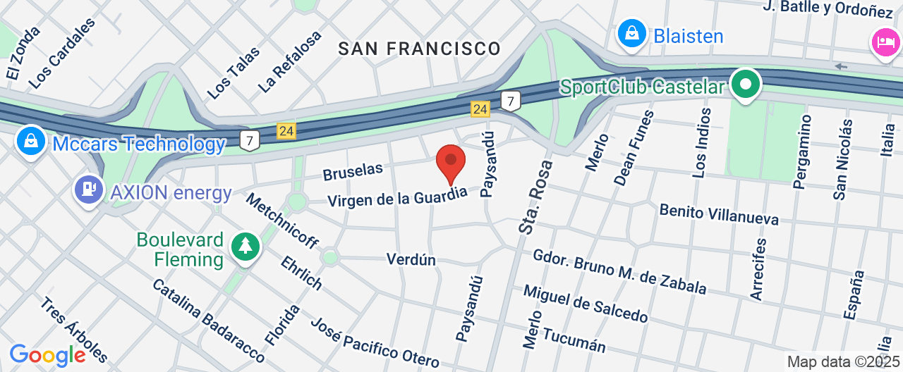 Mapa de la ubicación