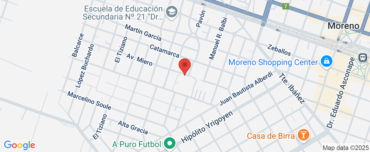 Mapa de la ubicación