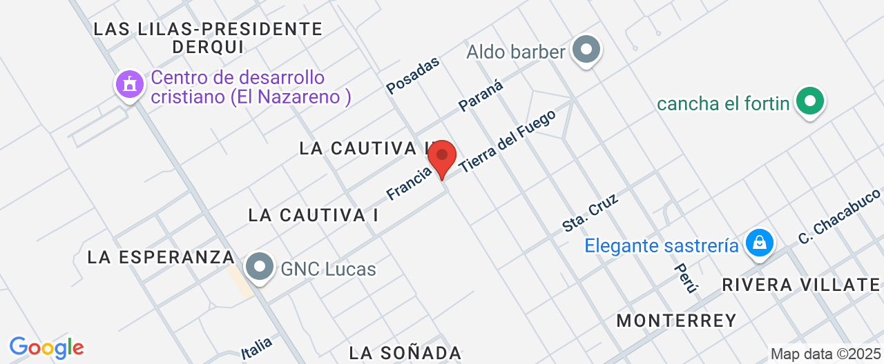 Mapa de la ubicación