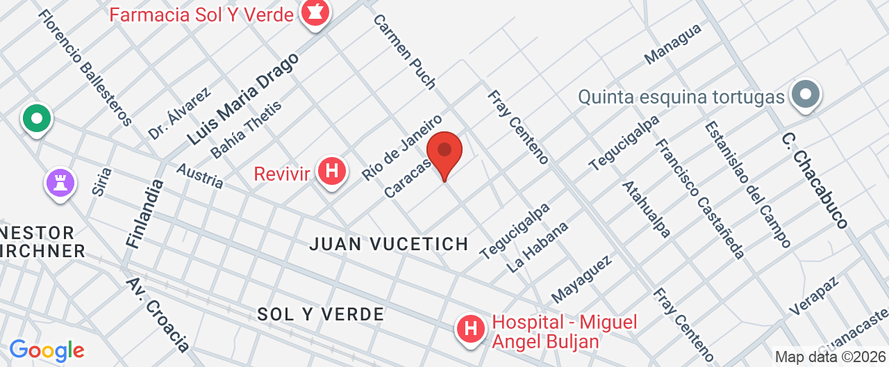 Mapa de la ubicación