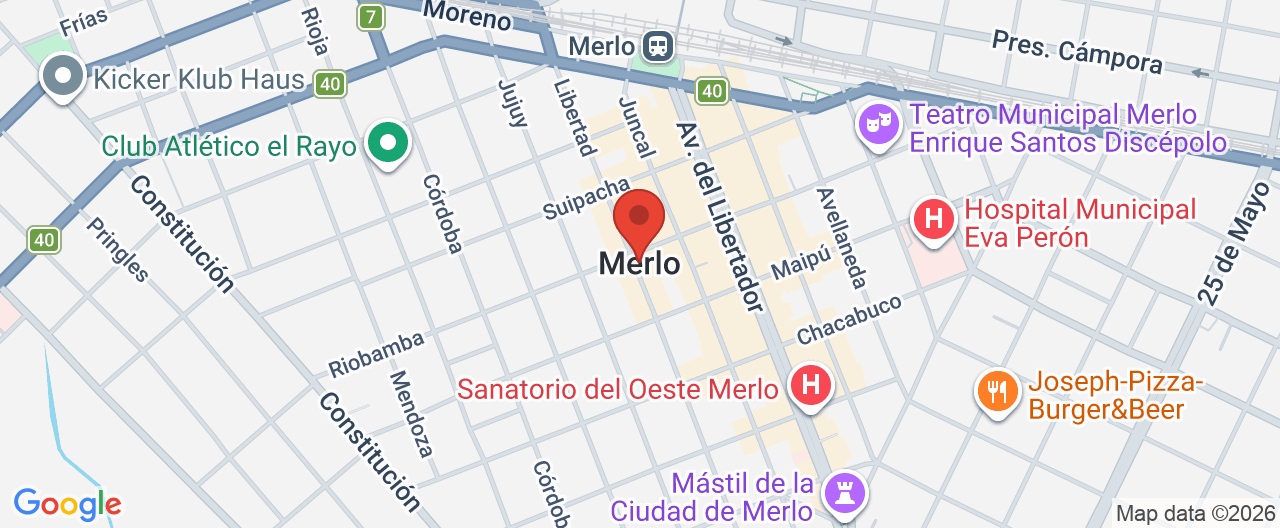 Mapa de la ubicación