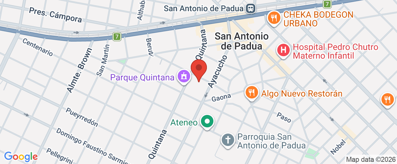 Mapa de la ubicación