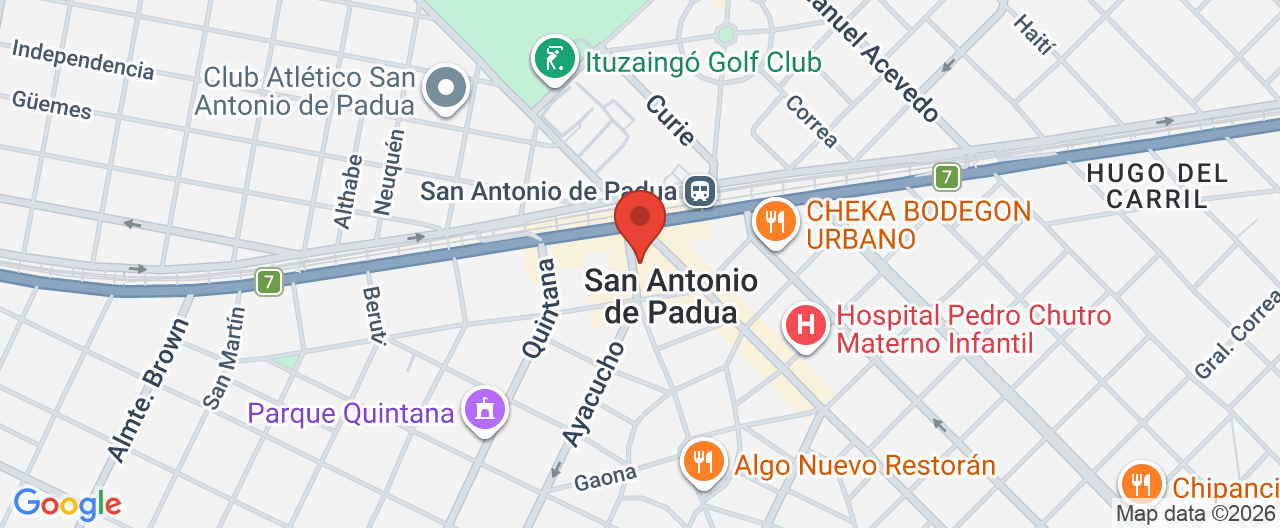 Mapa de la ubicación