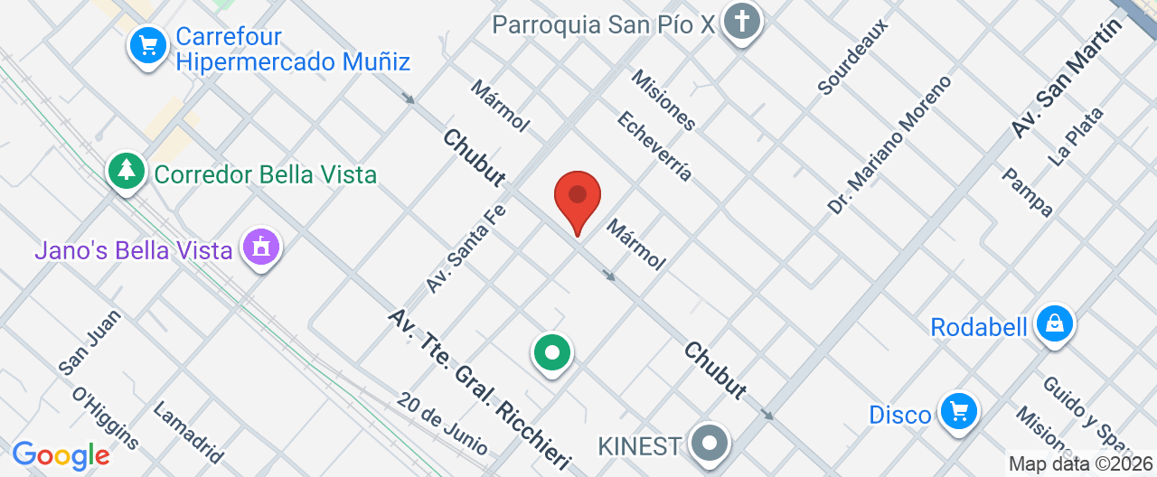 Mapa de la ubicación