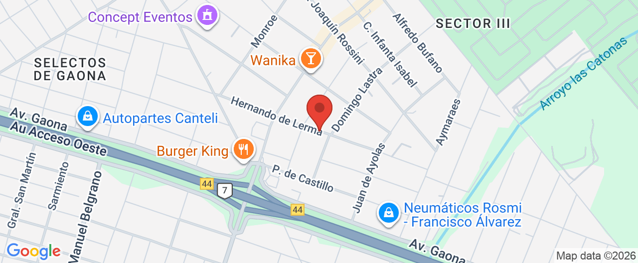 Mapa de la ubicación