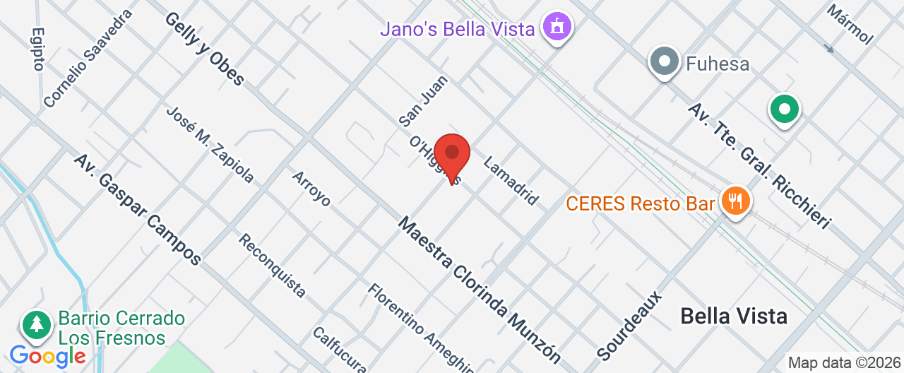 Mapa de la ubicación