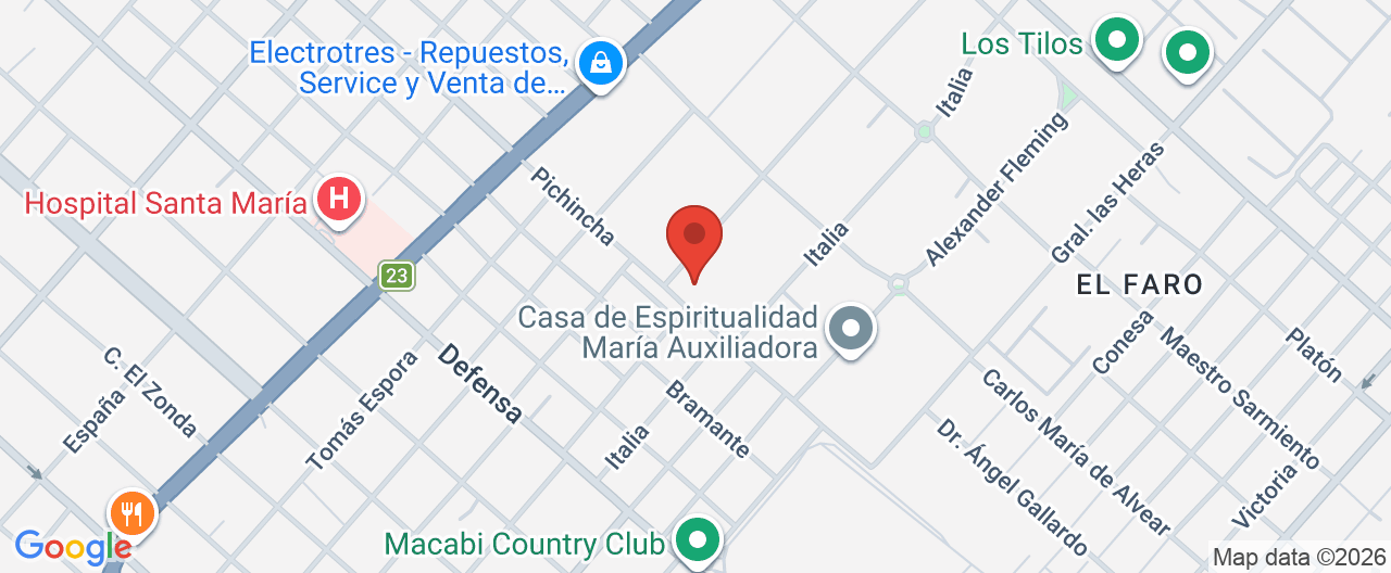 Mapa de la ubicación