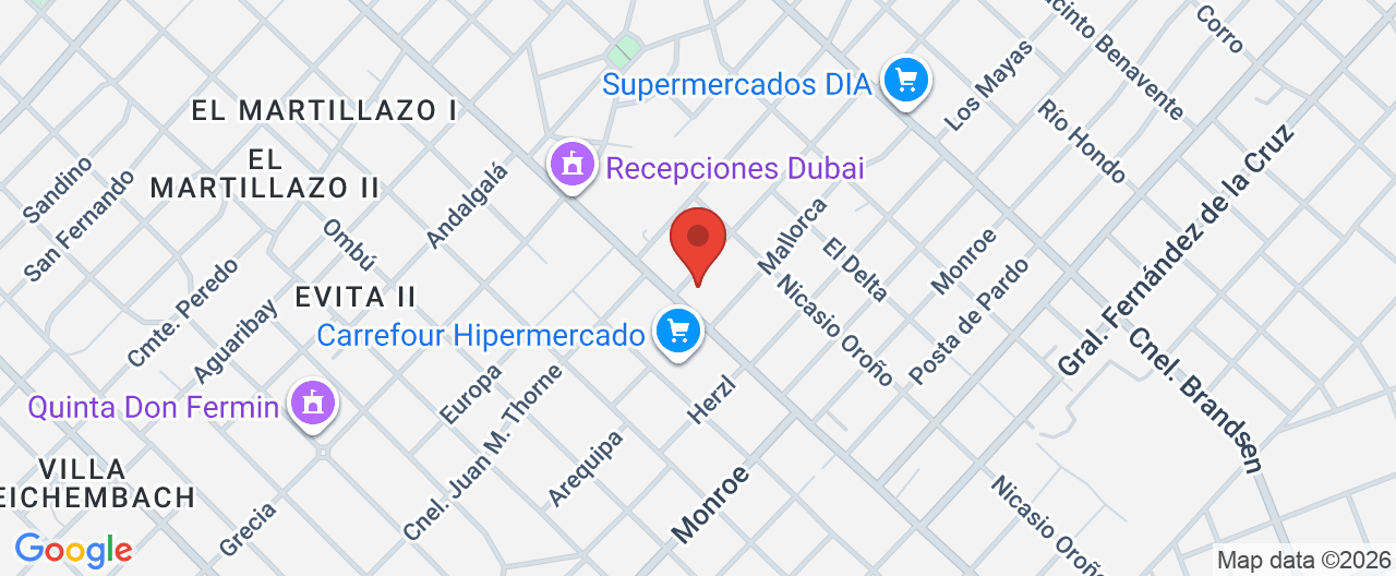 Mapa de la ubicación