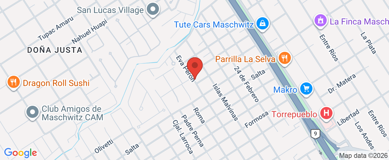 Mapa de la ubicación