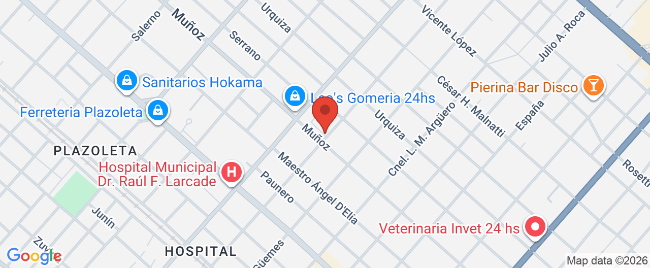 Mapa de la ubicación