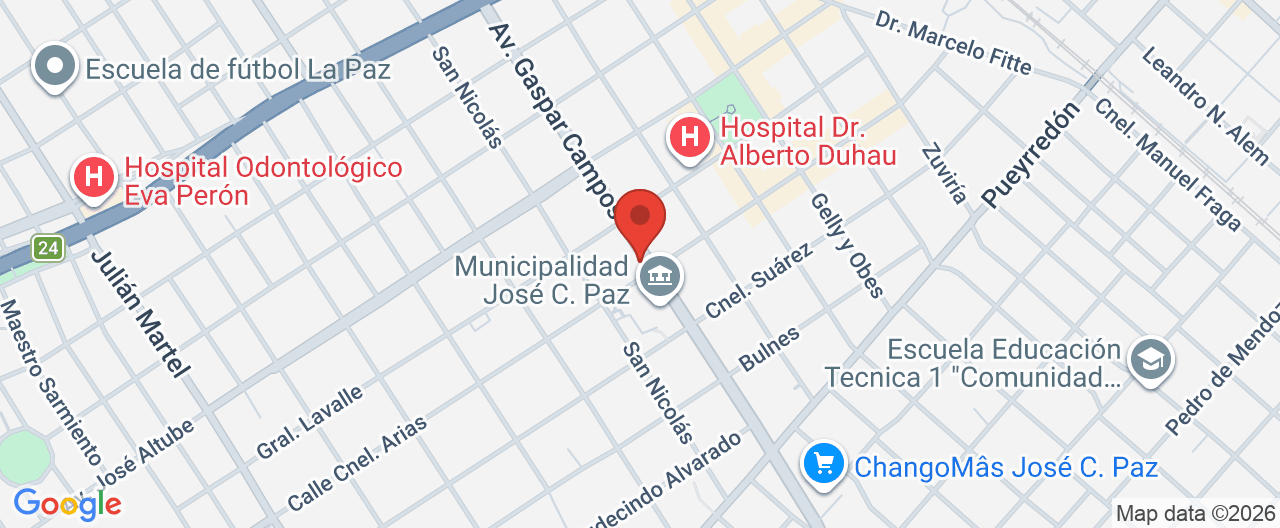 Mapa de la ubicación