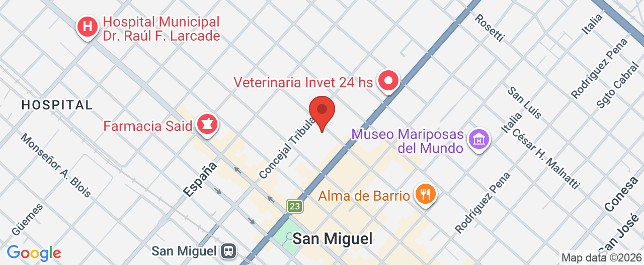 Mapa de la ubicación
