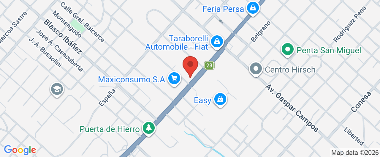 Mapa de la ubicación