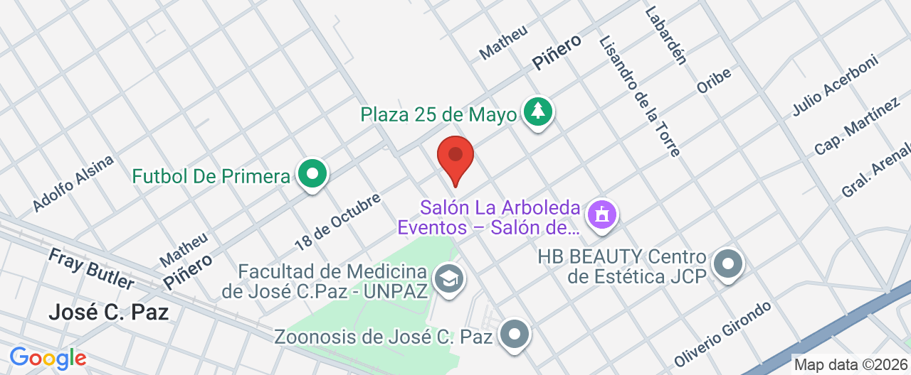 Mapa de la ubicación