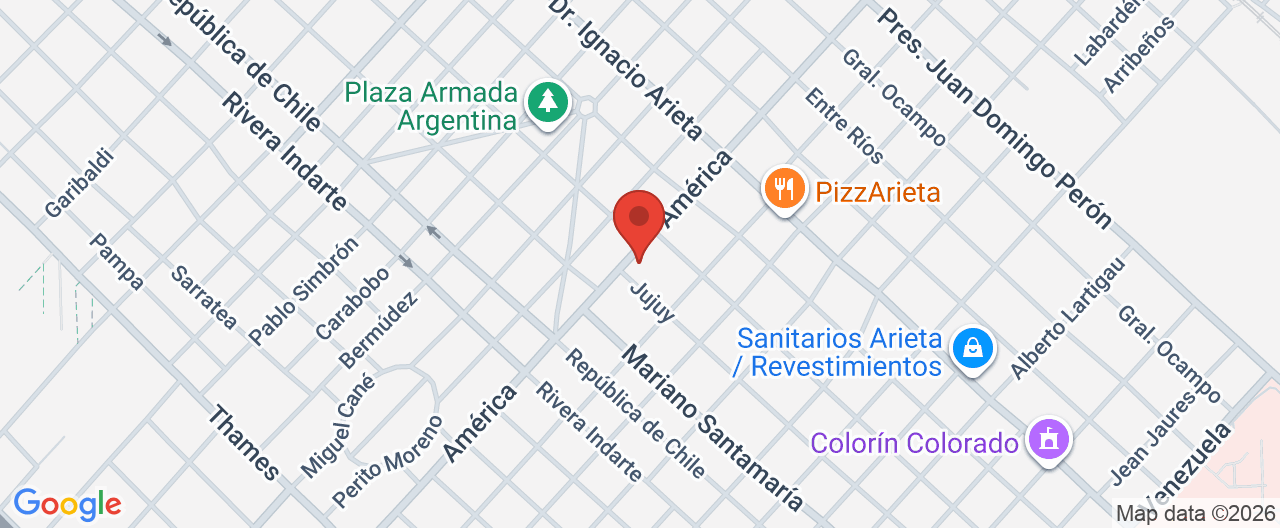 Mapa de la ubicación