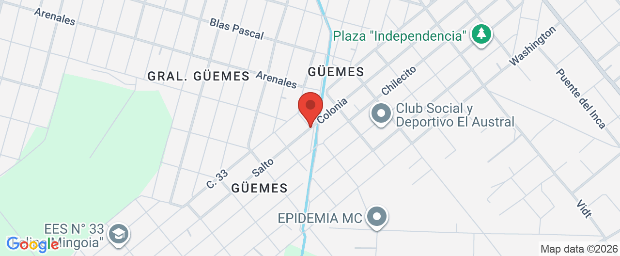 Mapa de la ubicación