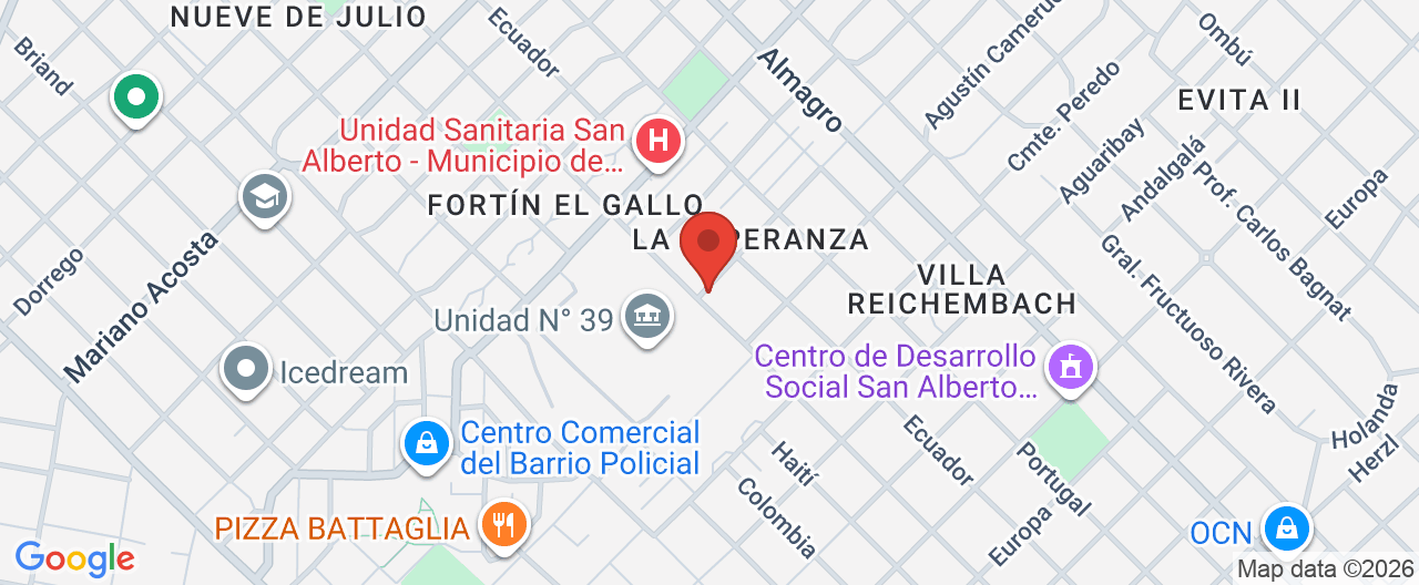 Mapa de la ubicación