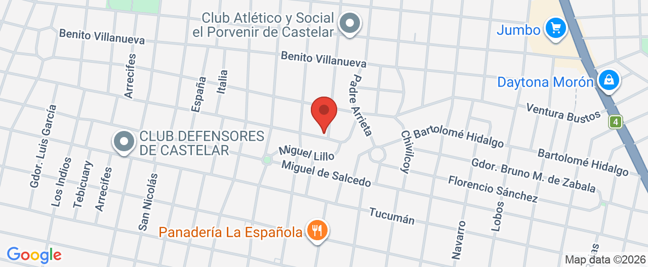 Mapa de la ubicación