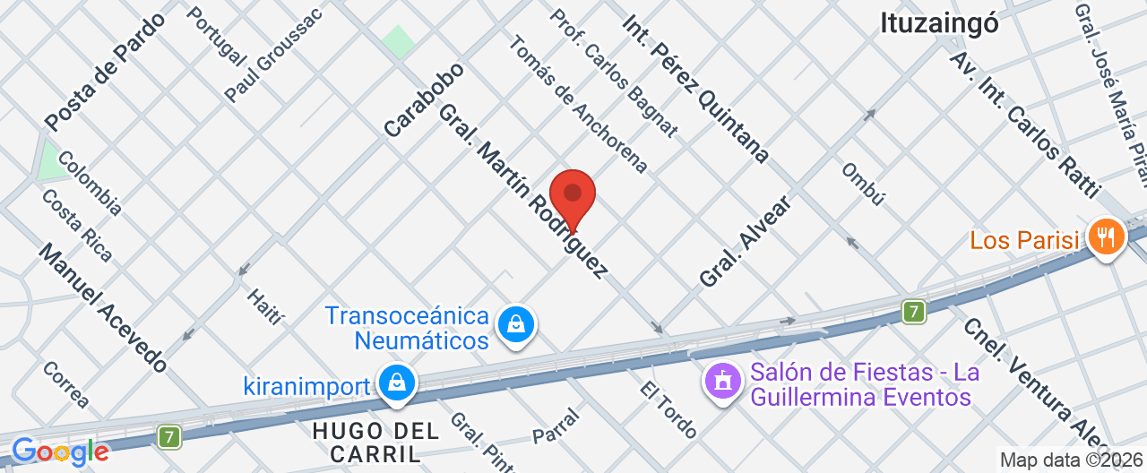 Mapa de la ubicación