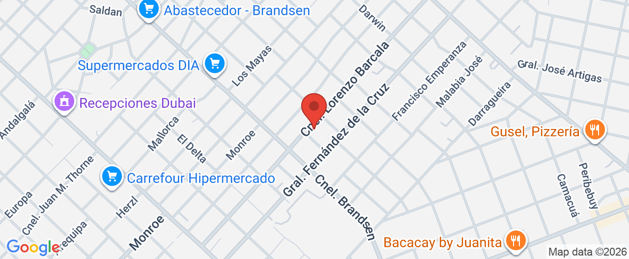 Mapa de la ubicación