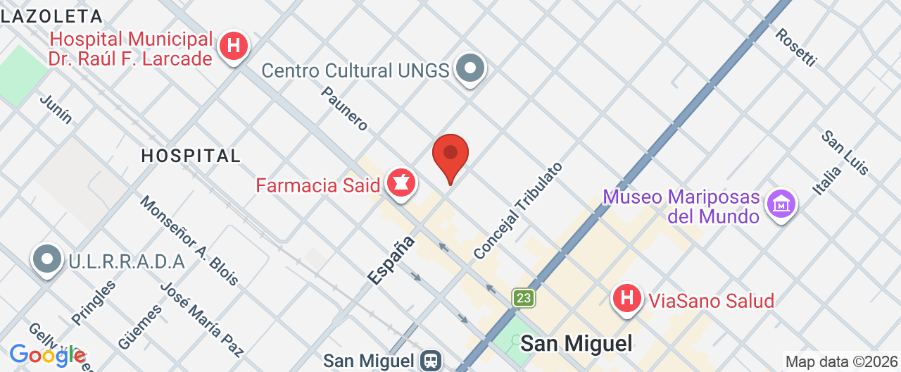 Mapa de la ubicación