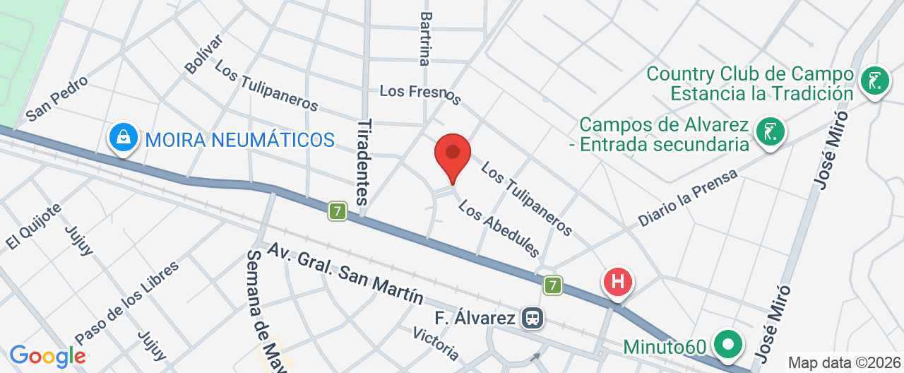 Mapa de la ubicación