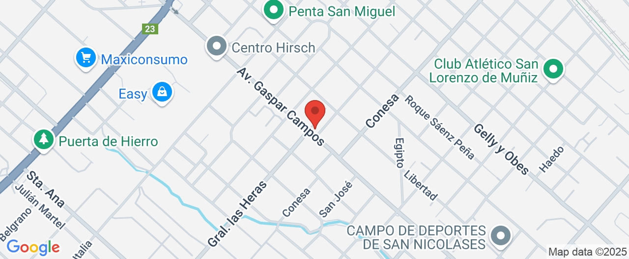 Mapa de la ubicación