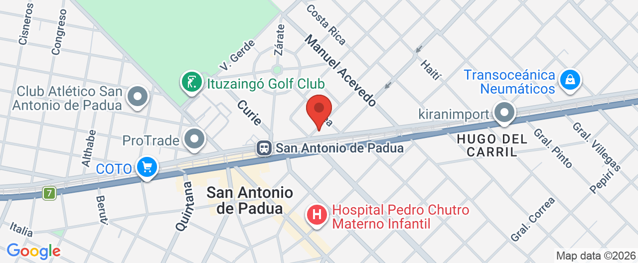 Mapa de la ubicación