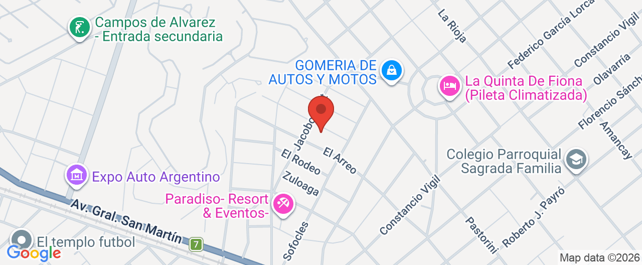Mapa de la ubicación