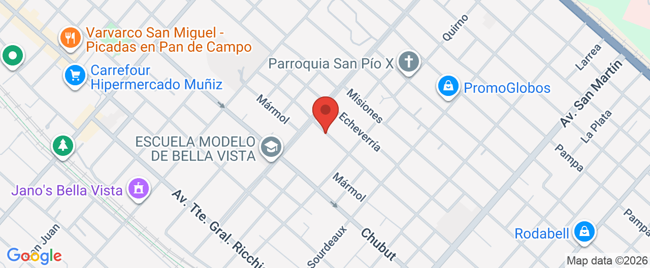 Mapa de la ubicación