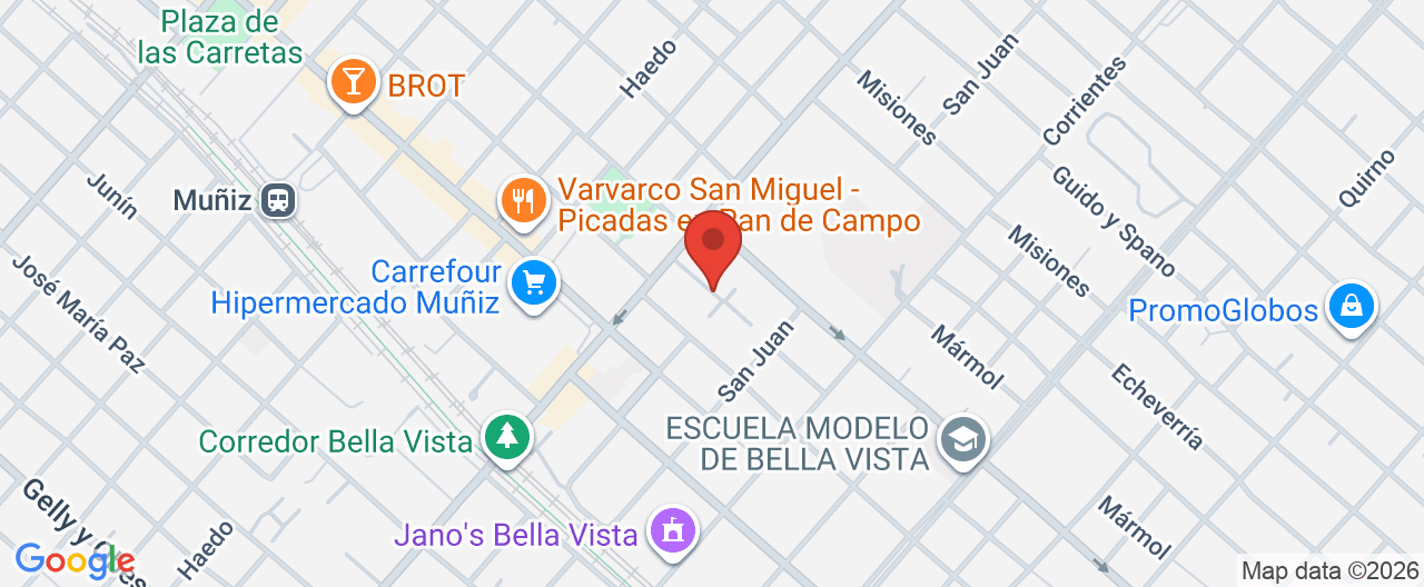 Mapa de la ubicación