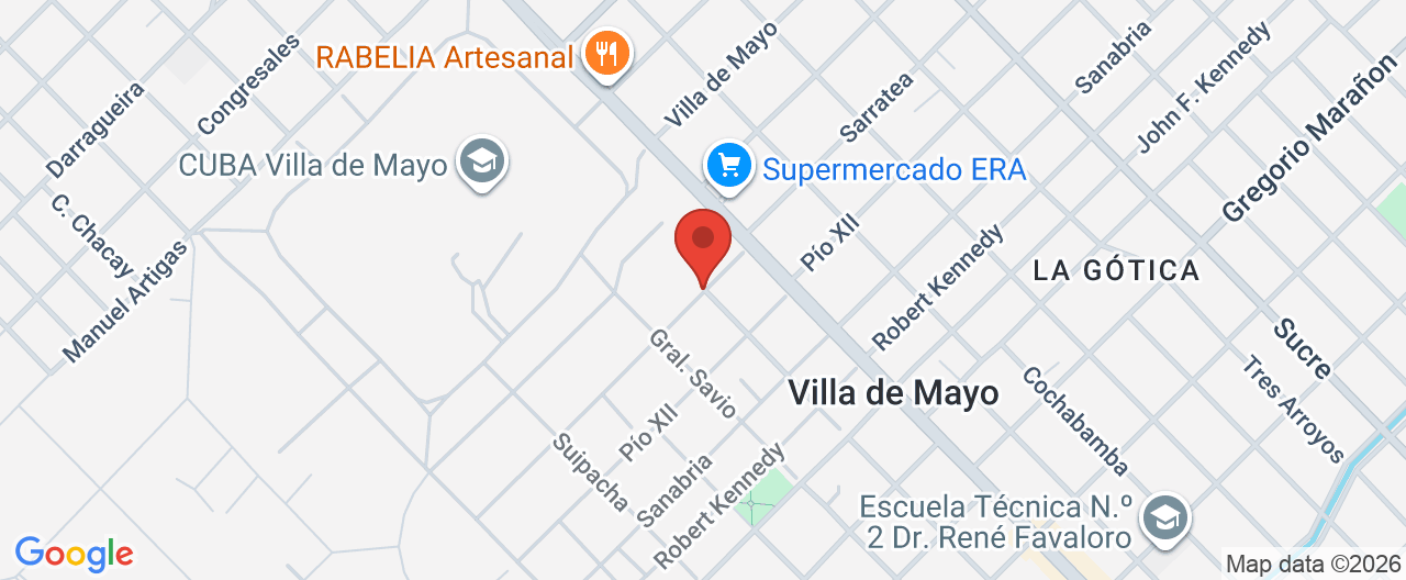 Mapa de la ubicación