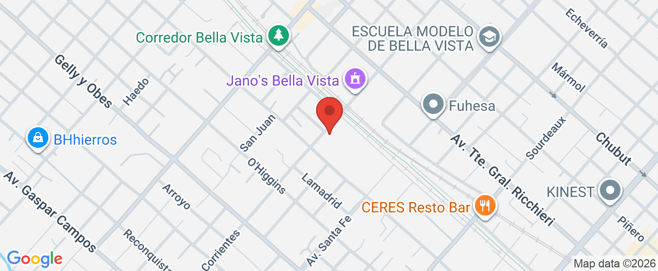 Mapa de la ubicación