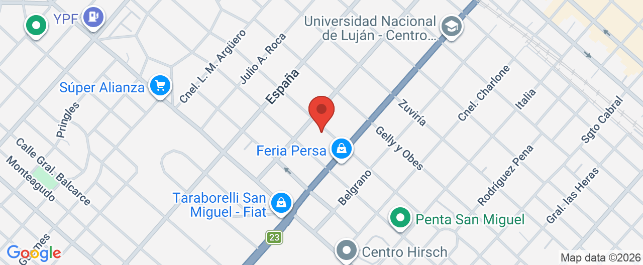 Mapa de la ubicación