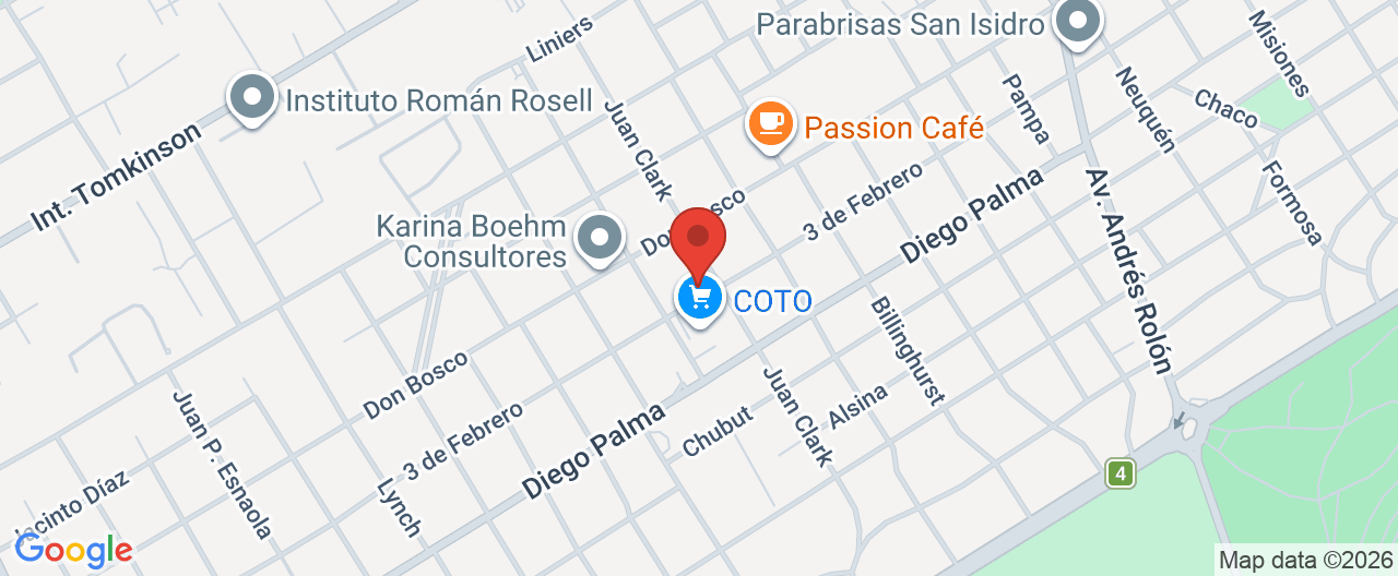 Mapa de la ubicación