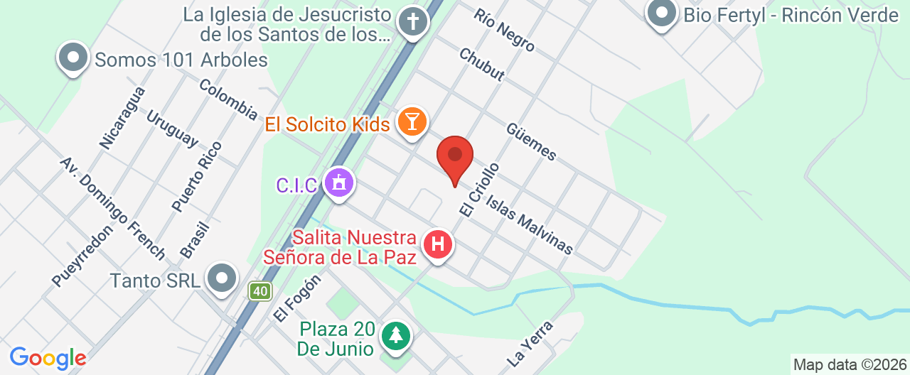Mapa de la ubicación