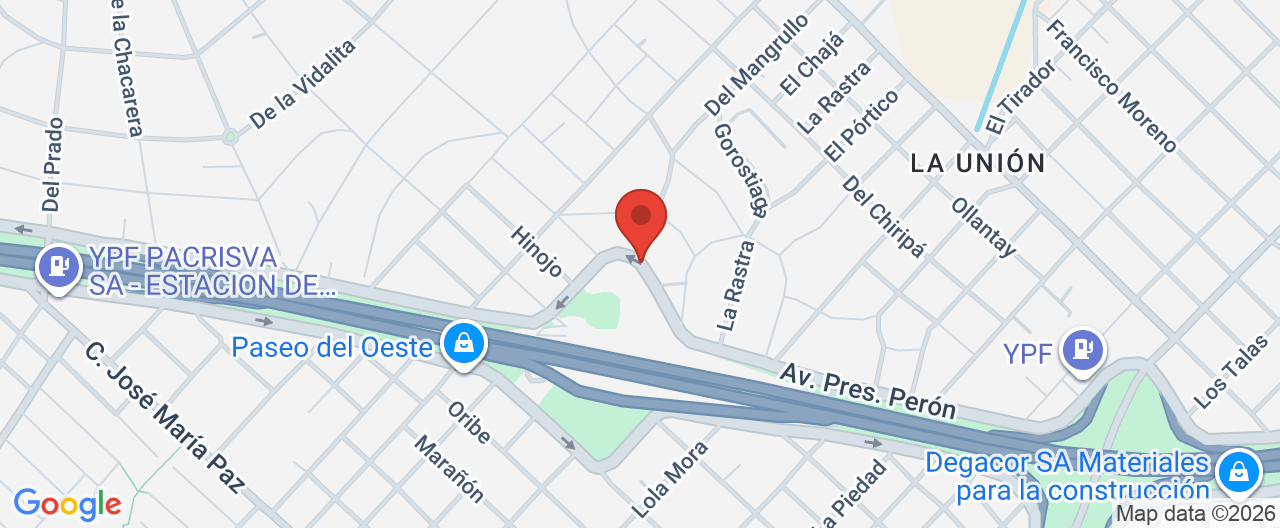 Mapa de la ubicación