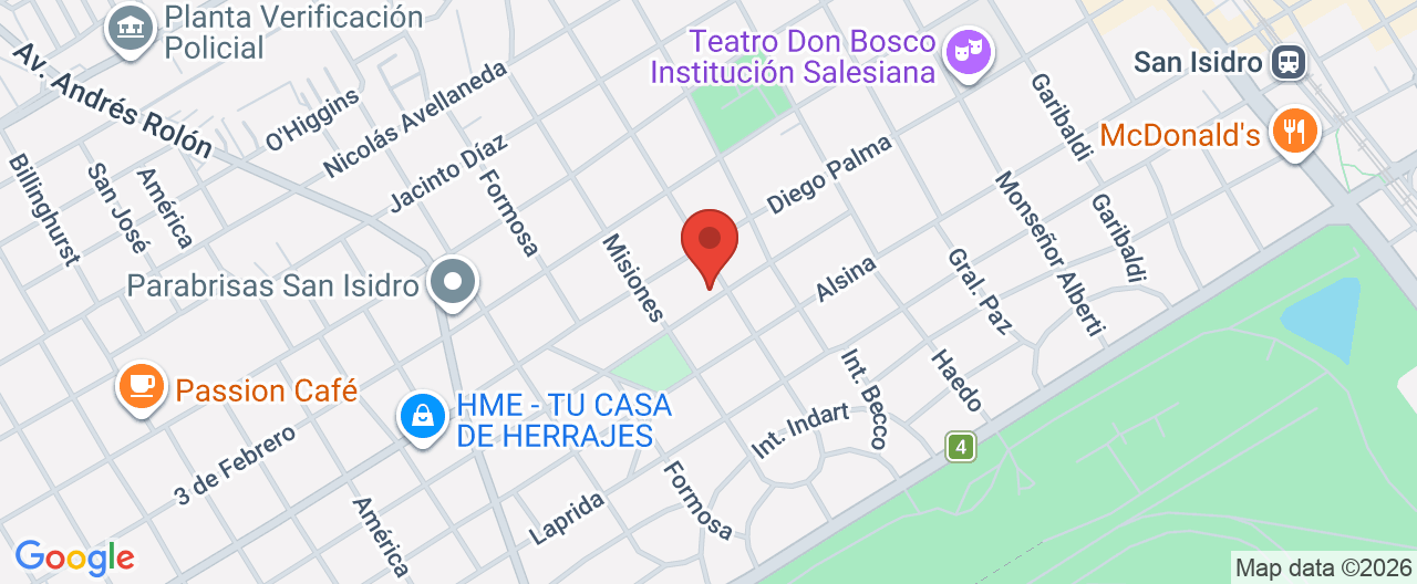 Mapa de la ubicación