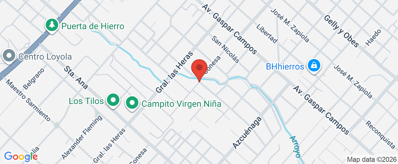 Mapa de la ubicación