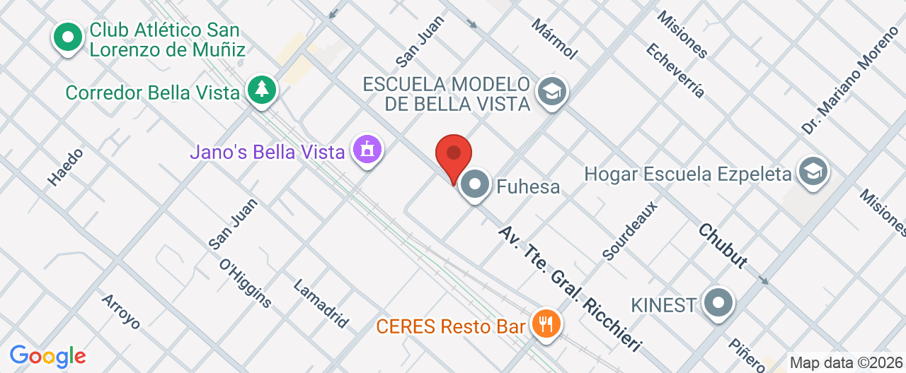 Mapa de la ubicación